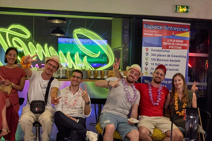 Ambiance conviviale de la Summer Beach — entrepreneurs à Garosud